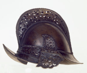 Spanish helmet in profile